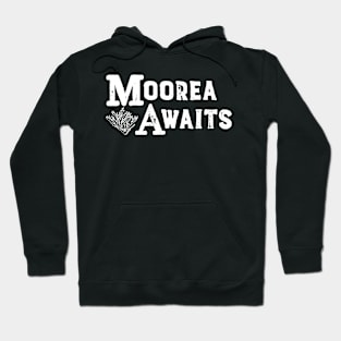 Moorea Awaits Holiday Vacation Coral Hoodie